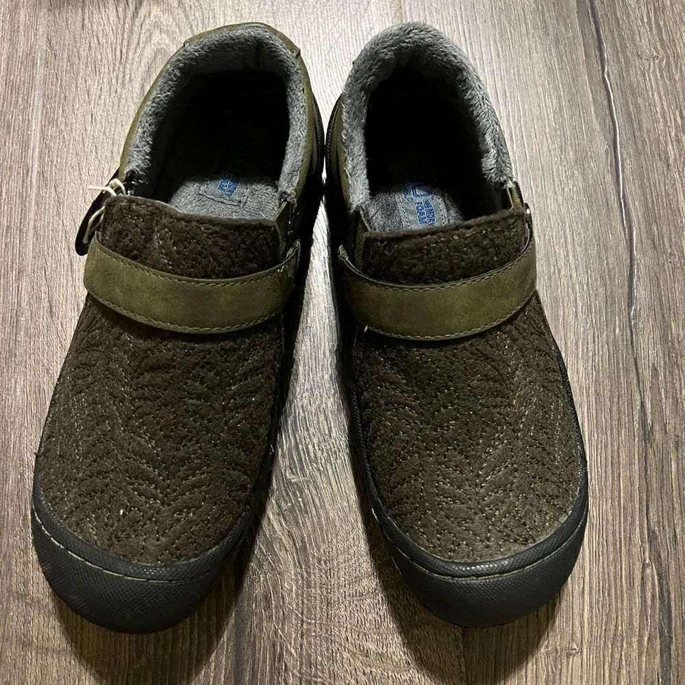 JBU By Jambu Shoes Women 6 Blakey Faux Fur Vegan Green Memory Foam